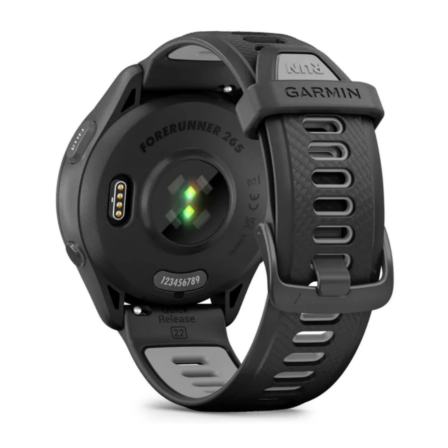 Garmin Forerunner 265 Black Bezel and Case Smartwatch with Silicone Straps (Black/Powder Gray) - Image 8