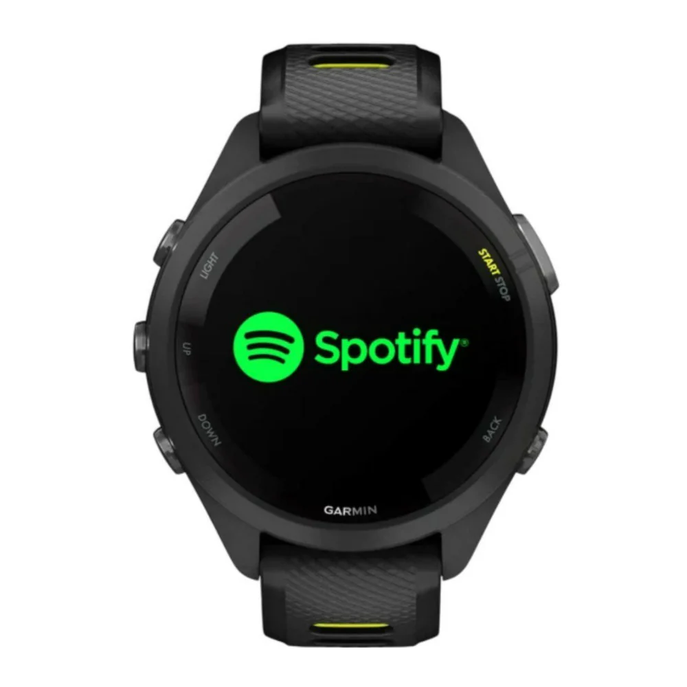Garmin Forerunner 265S Black Bezel and Case AMOLED GPS Running Smartwatch (Black and Amp Yellow) - Image 5