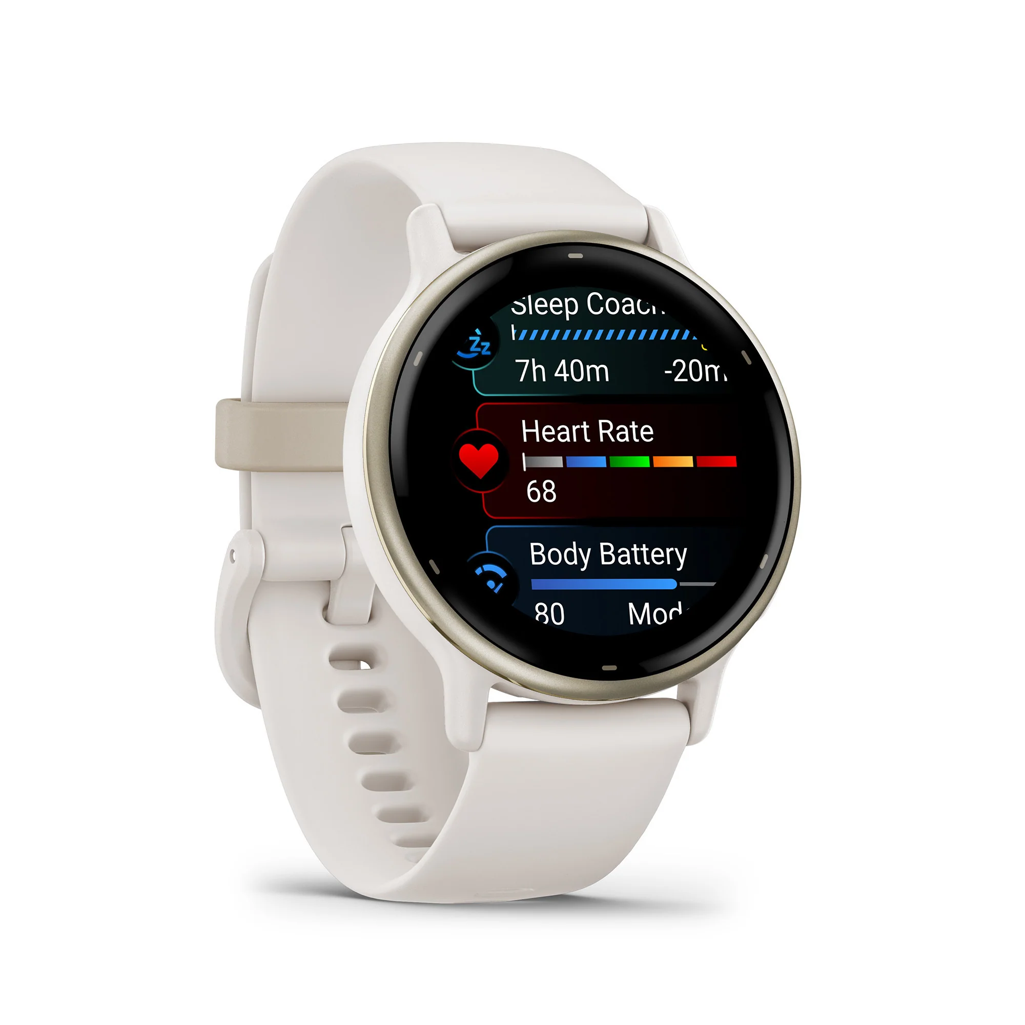 Garmin vvoactive 5 GPS Smartwatch (Cream Gold/Ivory) - Image 3