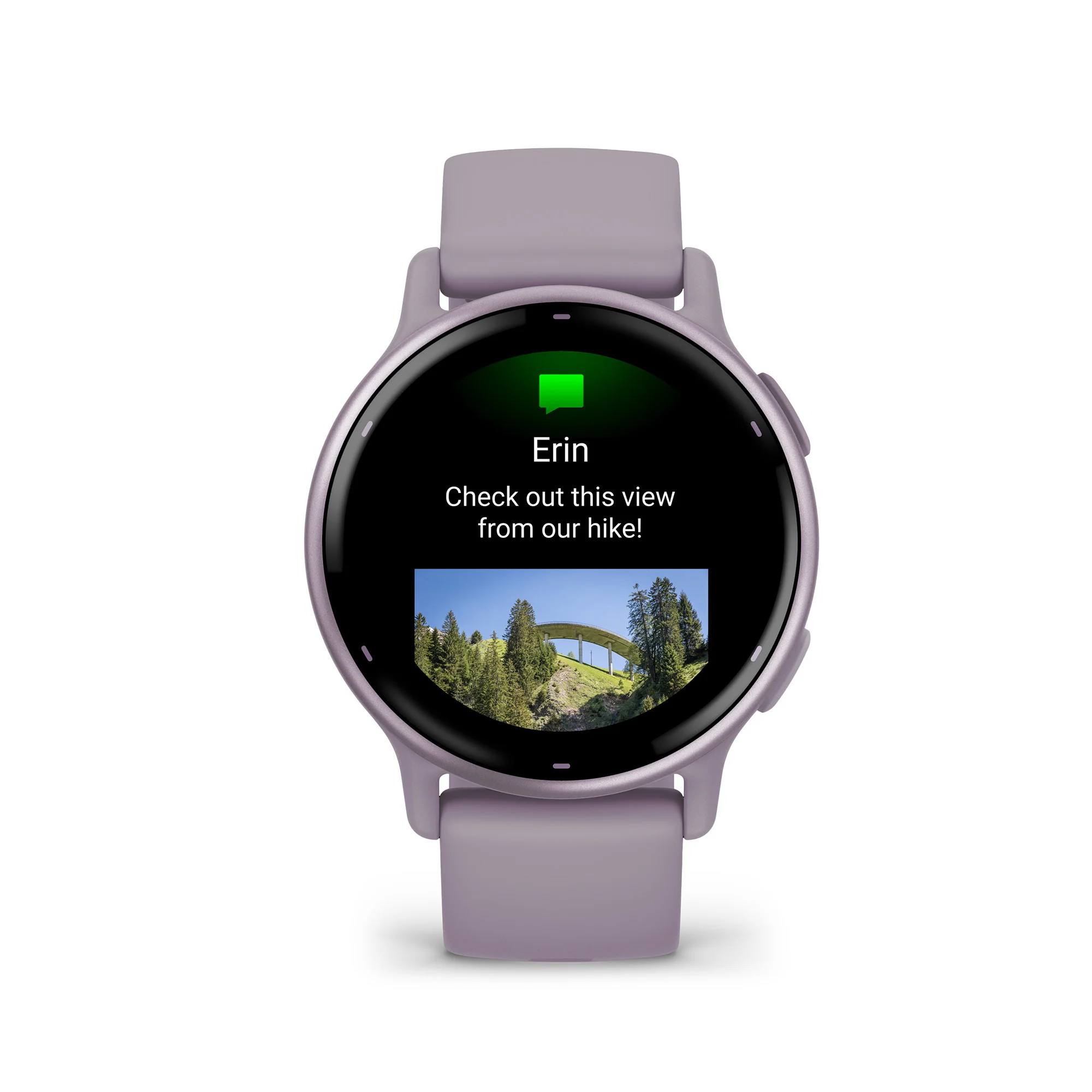 Garmin vívoactive 5 GPS Smartwatch (Metallic Orchid/Orchid) (Used) - Image 2