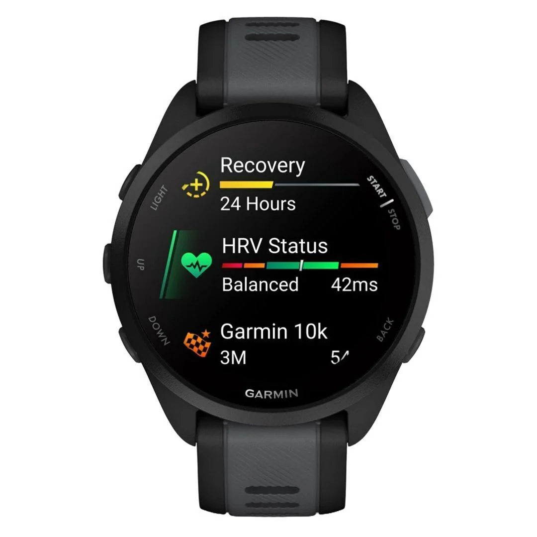 Garmin Forerunner 165 GPS Running Smartwatch (Black/Slate Gray) (Used) - Image 3