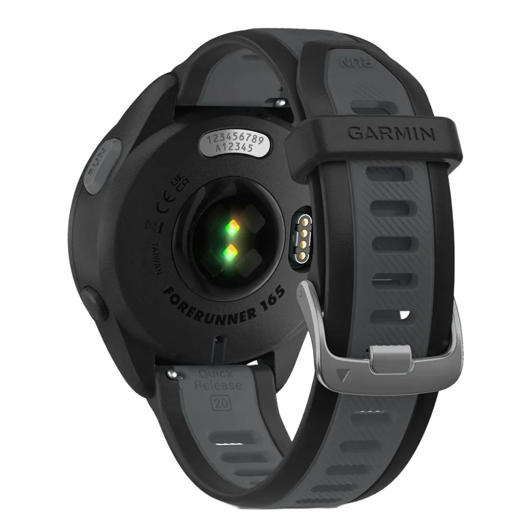 Garmin Forerunner 165 GPS Running Smartwatch (Black/Slate Gray) (Used) - Image 7