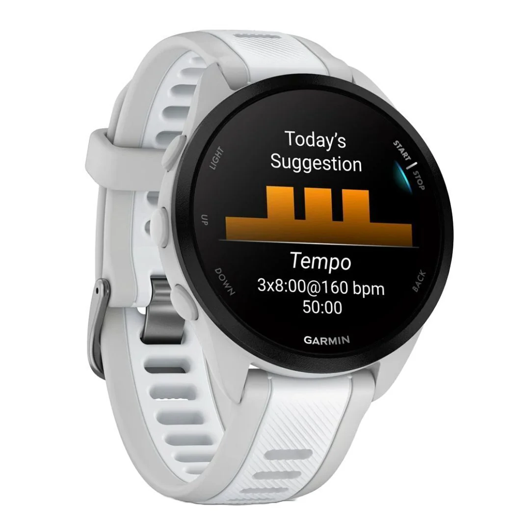 Garmin Forerunner 165 GPS Running Smartwatch (Mist Gray-Whitestone) - Image 2