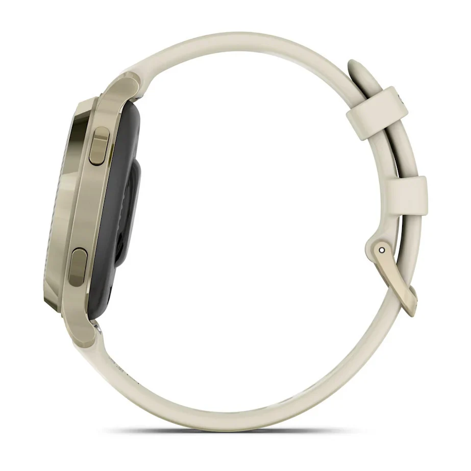 Garmin Lily 2 Active GPS Smartwatch (Lunar Gold, Bone Silicone Band) - Image 7