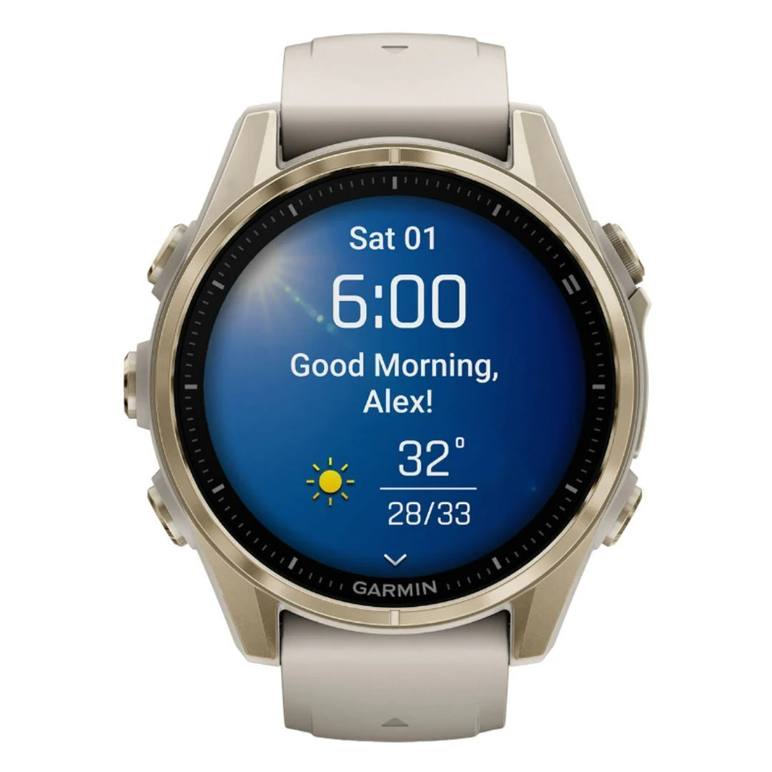 Garmin fēnix 8 AMOLED Sapphire GPS Smartwatch (43mm, Fog Gray/Sandstone) (Used) - Image 10