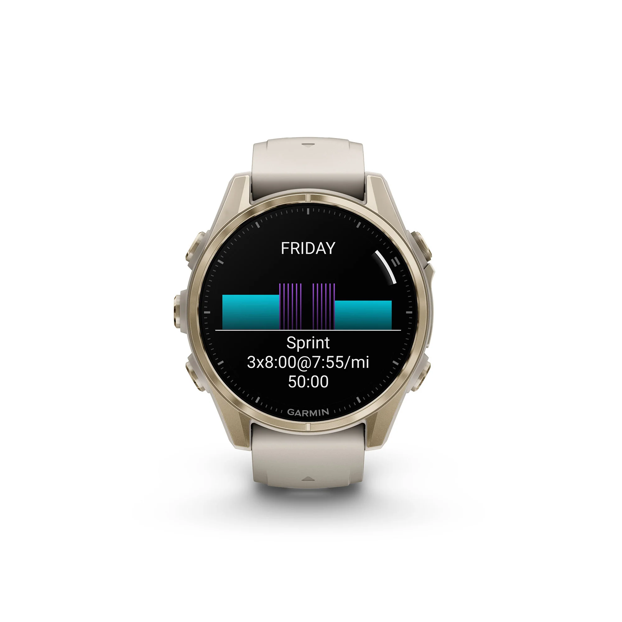 Garmin fēnix 8 AMOLED Sapphire GPS Smartwatch (43mm, Fog Gray/Sandstone) (Used) - Image 8