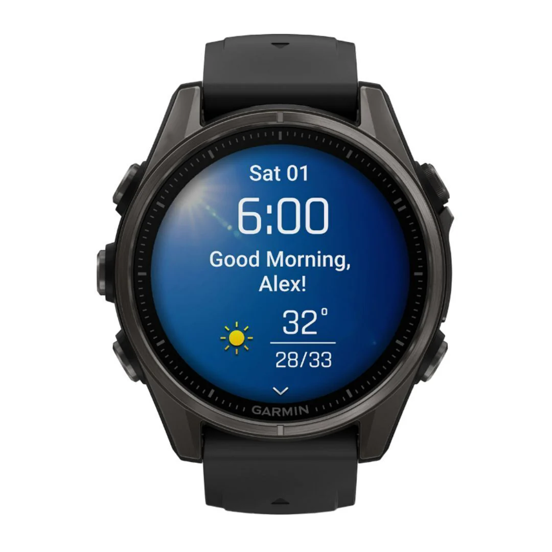 Garmin fēnix 8 AMOLED Sapphire GPS Smartwatch (43mm, Black/Pebble Gray) (Used) - Image 10