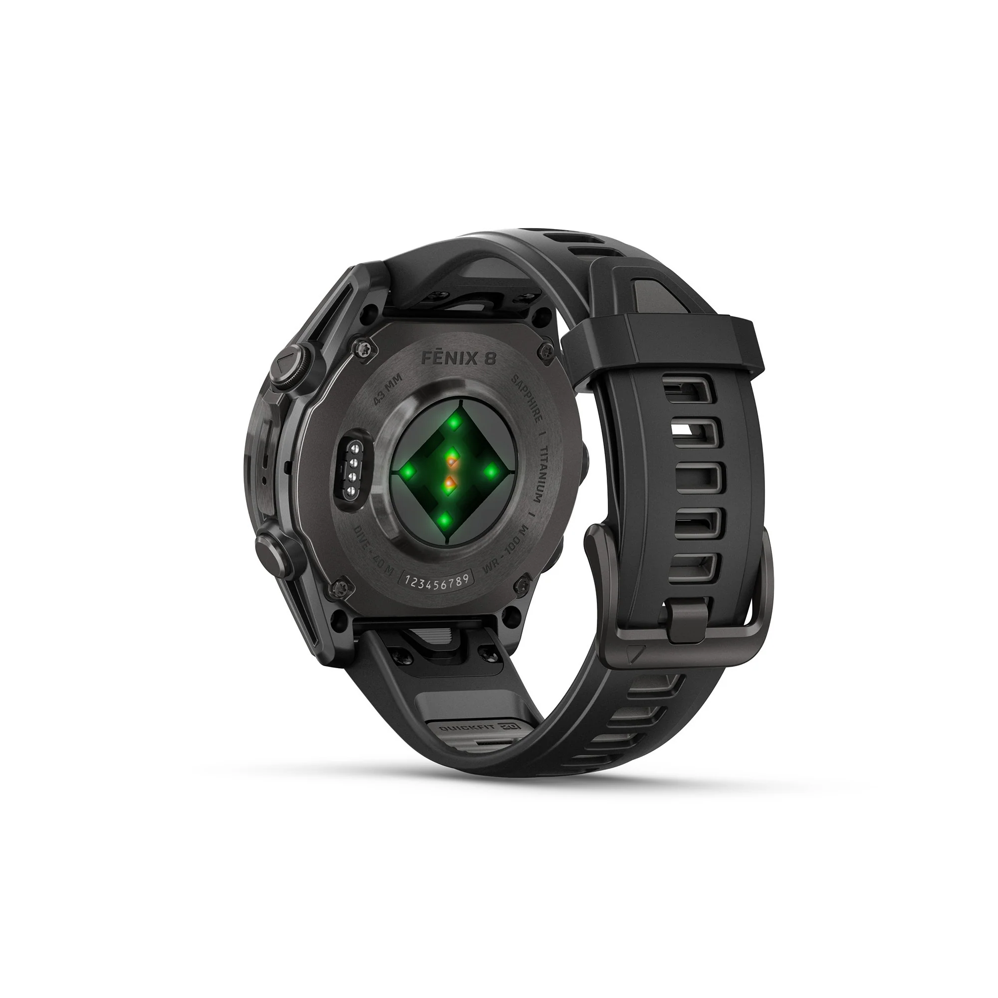Garmin fēnix 8 AMOLED Sapphire GPS Smartwatch (43mm, Black/Pebble Gray) (Used) - Image 2