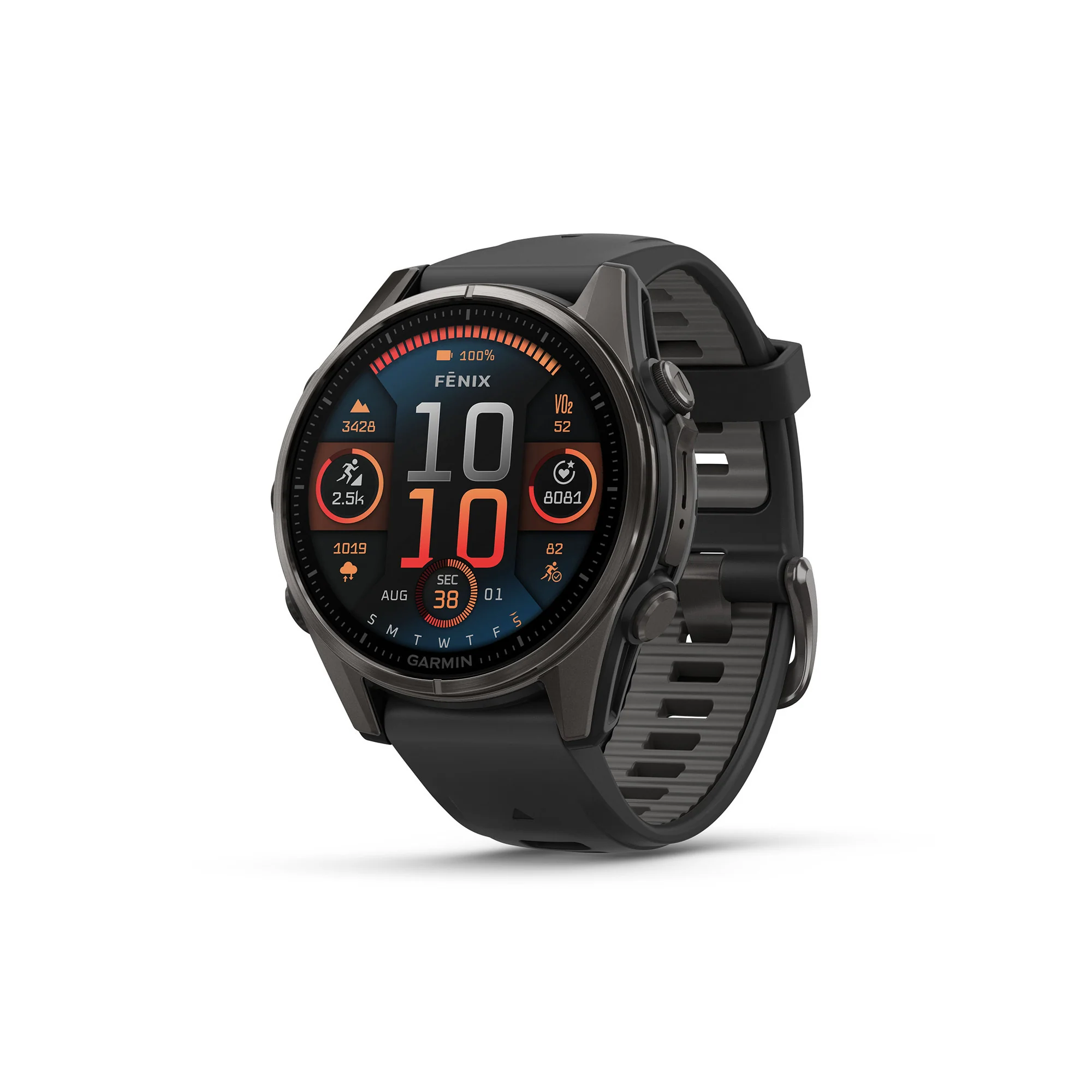 Garmin fēnix 8 AMOLED Sapphire GPS Smartwatch (43mm, Black/Pebble Gray) (Used) - Image 8