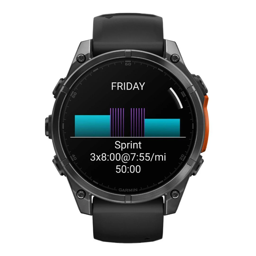 Garmin Fenix 8 47mm GPS Smartwatch with 1.4-Inch AMOLED Display (Slate Gray and Black) - Image 3