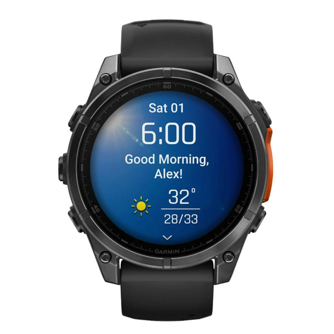 Garmin Fenix 8 47mm GPS Smartwatch with 1.4-Inch AMOLED Display (Slate Gray and Black) - Image 4