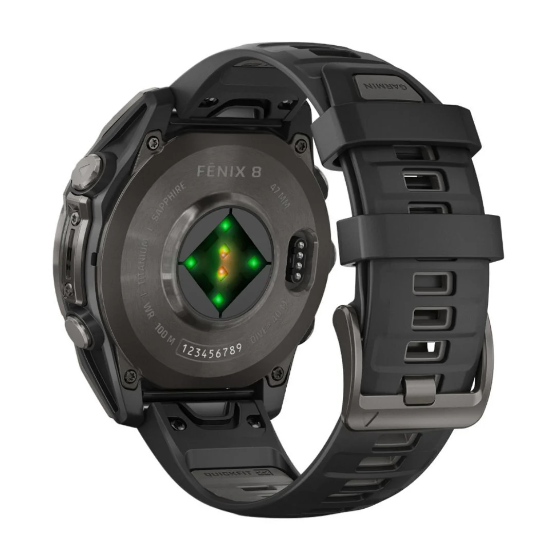Garmin fēnix 8 AMOLED Sapphire GPS Smartwatch (47mm, Black/Pebble Gray) (Used) - Image 15