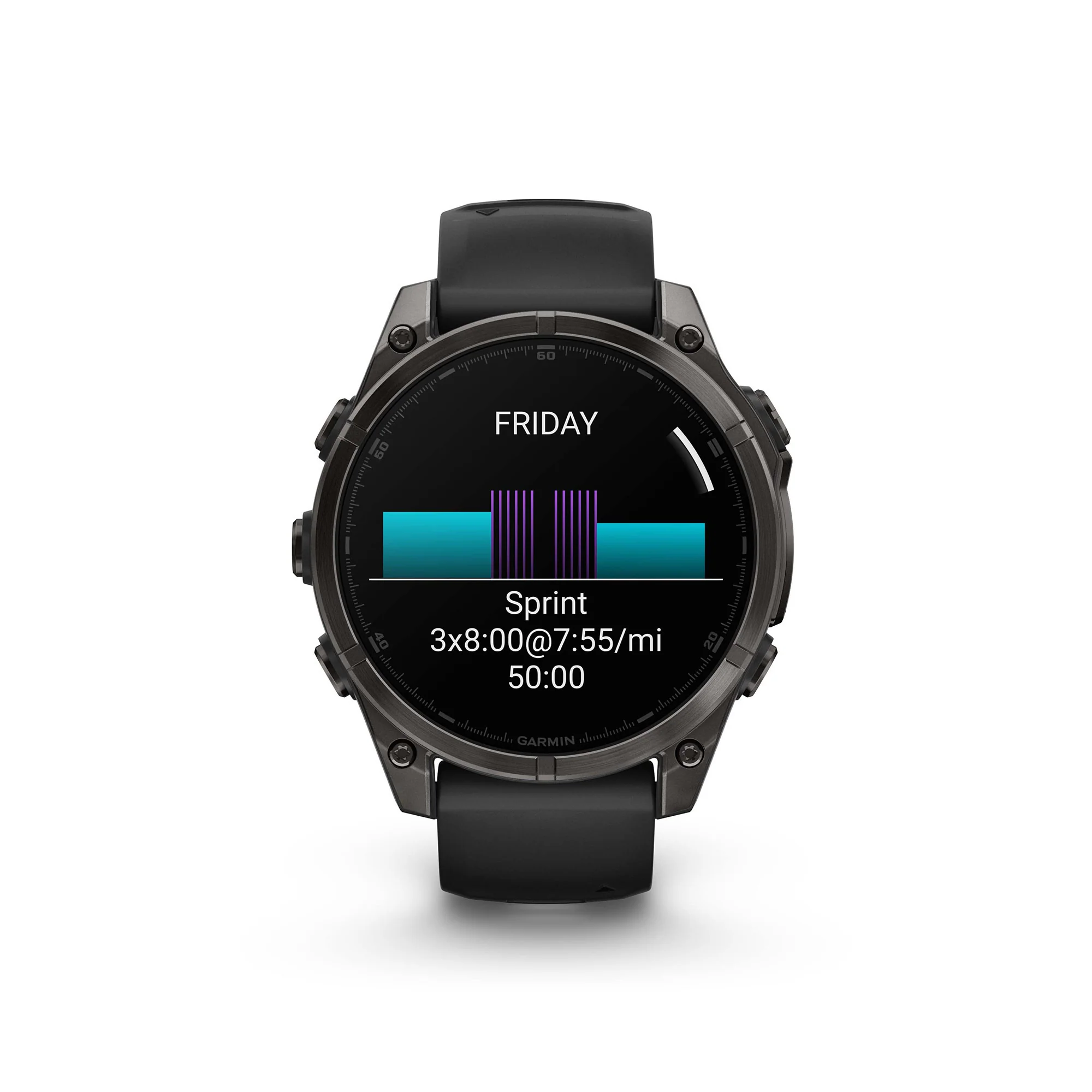 Garmin fēnix 8 AMOLED Sapphire GPS Smartwatch (47mm, Black/Pebble Gray) (Used) - Image 3
