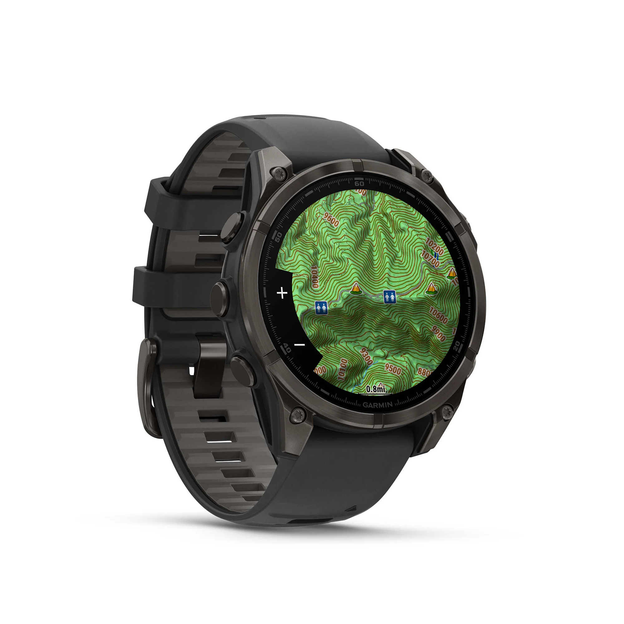 Garmin fēnix 8 AMOLED Sapphire GPS Smartwatch (47mm, Black/Pebble Gray) (Used) - Image 4