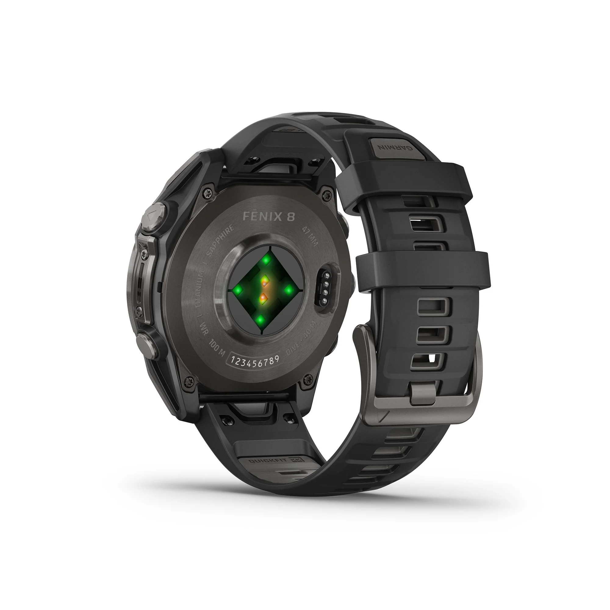 Garmin fēnix 8 AMOLED Sapphire GPS Smartwatch (47mm, Black/Pebble Gray) (Used) - Image 6