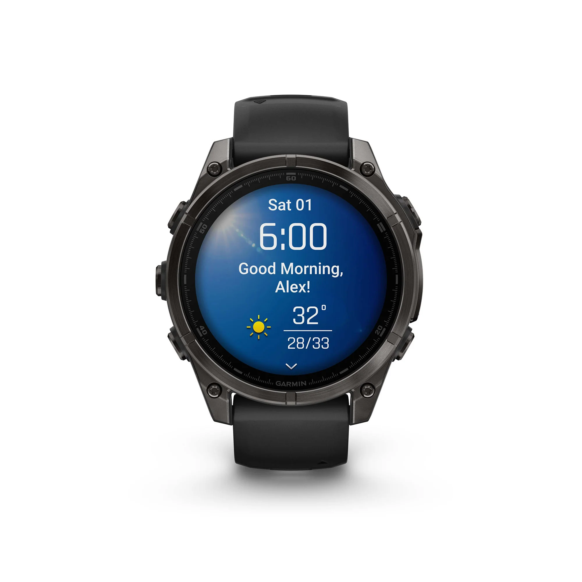 Garmin fēnix 8 AMOLED Sapphire GPS Smartwatch (47mm, Black/Pebble Gray) (Used) - Image 8