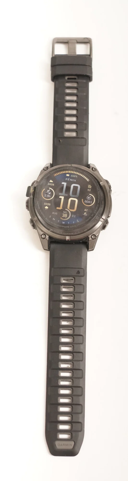 Garmin fēnix 8 AMOLED Sapphire GPS Smartwatch (47mm, Black/Pebble Gray) (Used) - Image 5