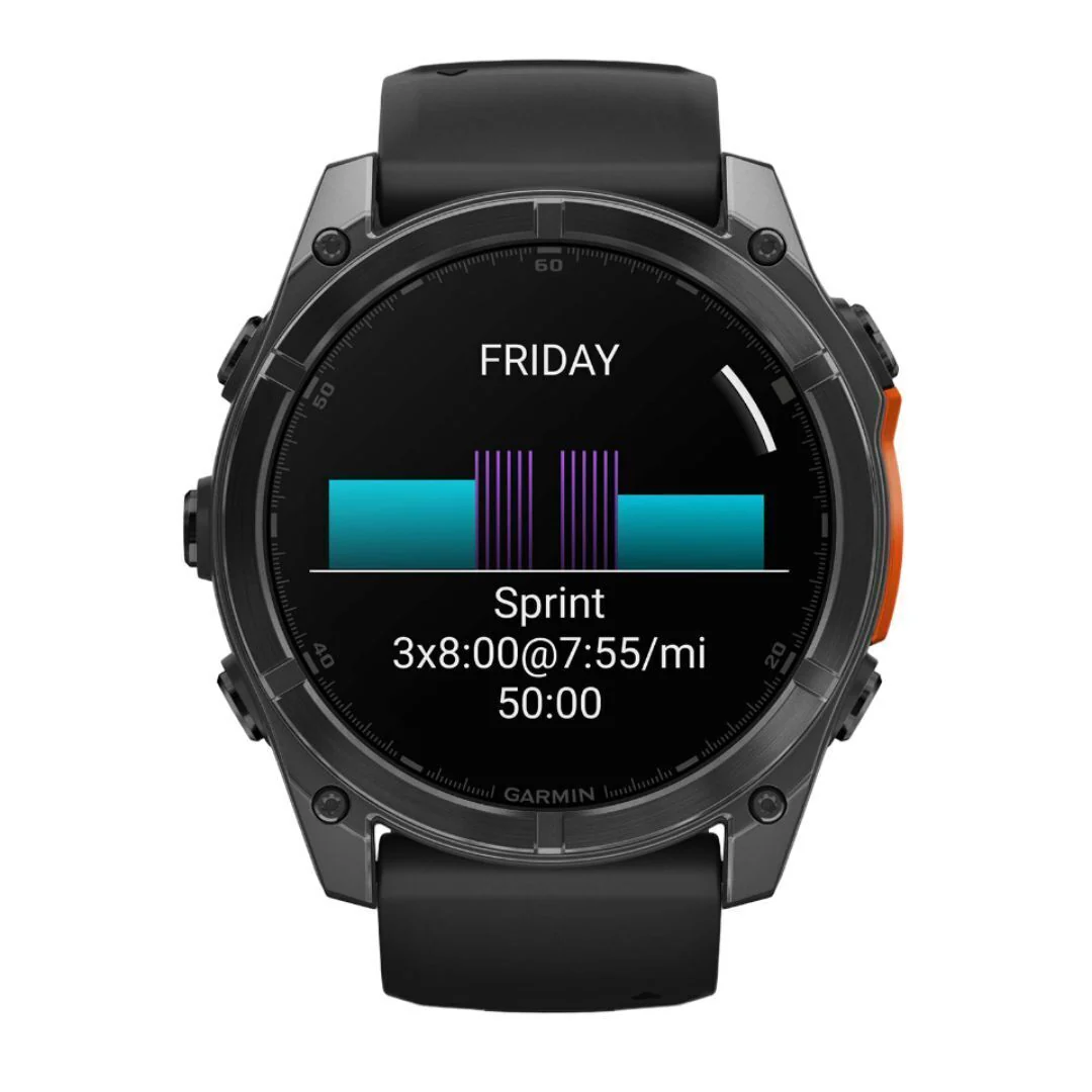 Garmin Fenix 8 51mm GPS Smartwatch with 1.4-Inch AMOLED Display (Slate Gray and Black) - Image 2