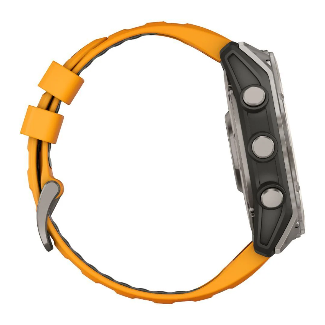 Garmin Fenix 8 Sapphire 51mm GPS Smartwatch with 1.4-Inch AMOLED Display (Spark Orange and Graphite) - Image 7