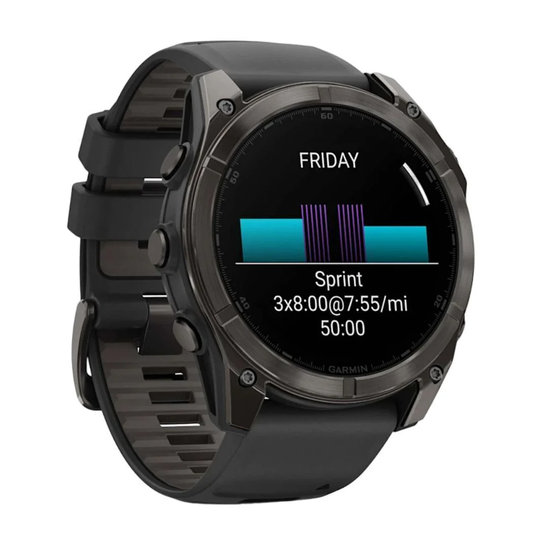 Garmin Fenix 8 Sapphire 51mm GPS Smartwatch with 1.4-Inch AMOLED Display (Black and Pebble Gray) - Image 3