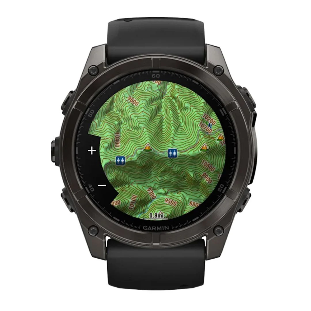 Garmin Fenix 8 Sapphire 51mm GPS Smartwatch with 1.4-Inch AMOLED Display (Black and Pebble Gray) - Image 5
