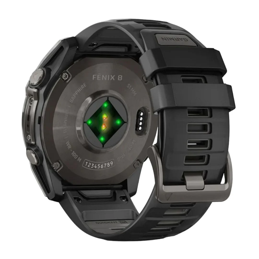 Garmin Fenix 8 Sapphire 51mm GPS Smartwatch with 1.4-Inch AMOLED Display (Black and Pebble Gray) - Image 7