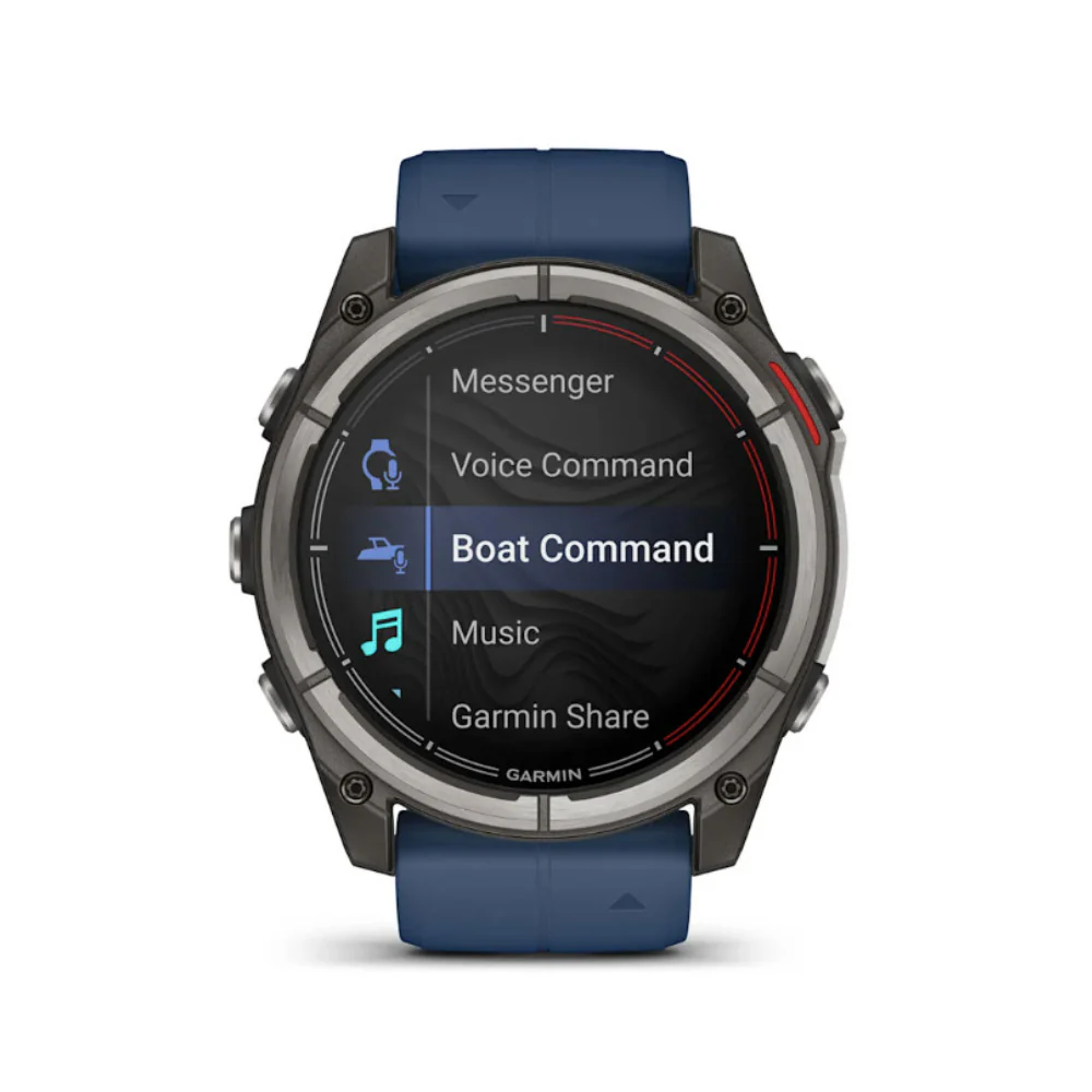 Garmin quatix 8 AMOLED Marine GPS Smartwatch (51mm, Titanium/Captain Blue) (Used) - Image 16