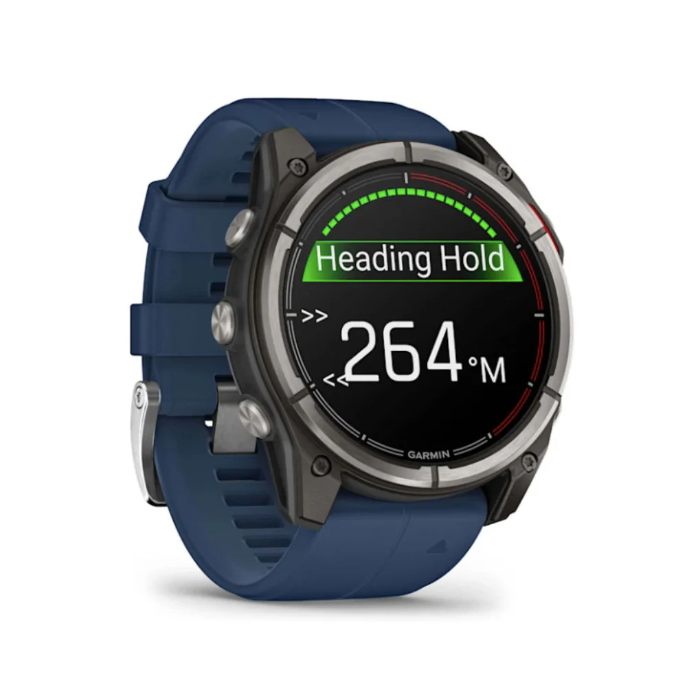Garmin quatix 8 AMOLED Marine GPS Smartwatch (51mm, Titanium/Captain Blue) (Used) - Image 17