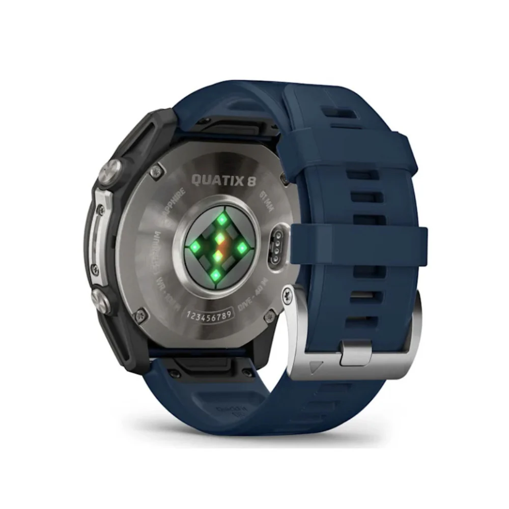 Garmin quatix 8 AMOLED Marine GPS Smartwatch (51mm, Titanium/Captain Blue) (Used) - Image 23