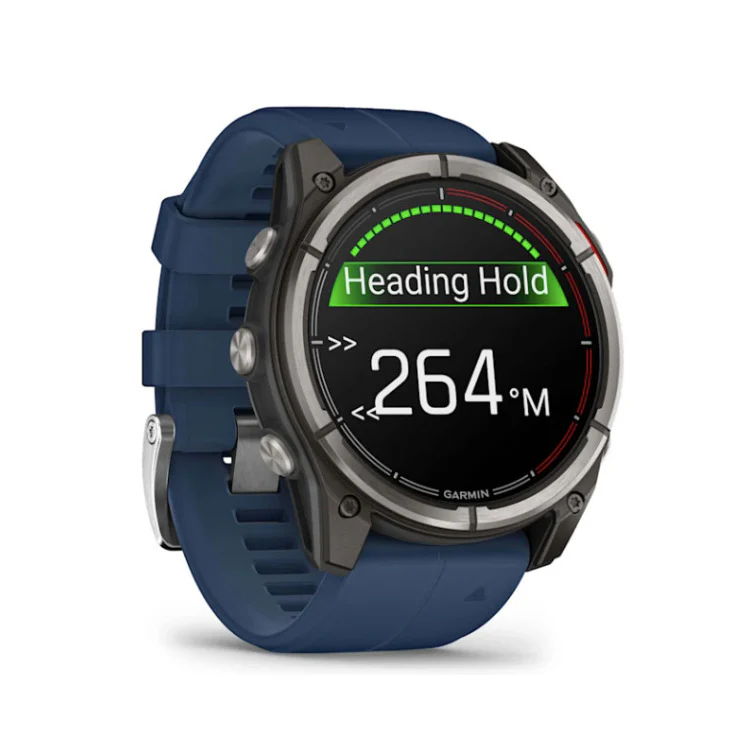 Garmin quatix 8 AMOLED Marine GPS Smartwatch (51mm, Titanium/Captain Blue) (Used) - Image 4