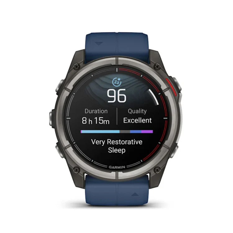 Garmin quatix 8 AMOLED Marine GPS Smartwatch (51mm, Titanium/Captain Blue) (Used) - Image 7