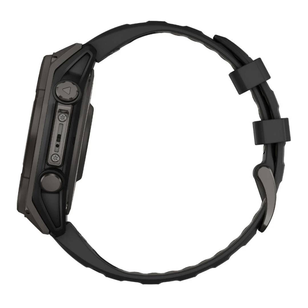 Garmin fenix 8 Sapphire Solar 47mm Smartwatch with Built-In LED Flashlight (Black and Pebble Gray) - Image 5