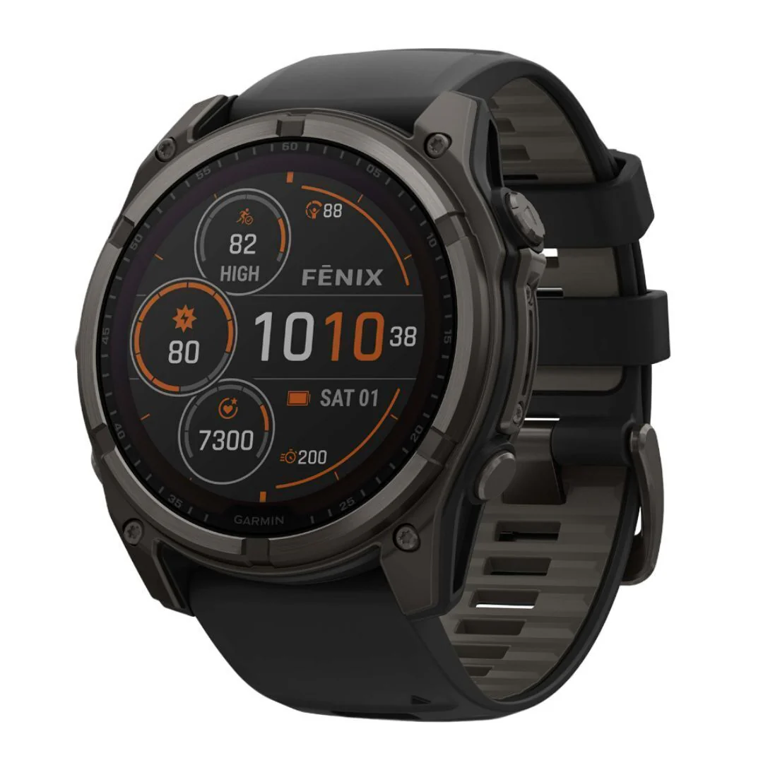 Garmin fēnix 8 Sapphire Solar GPS Smartwatch (51mm, Black/Pebble Gray) (Used)