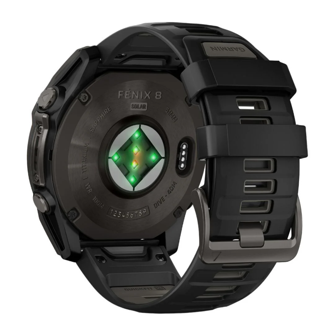 Garmin fēnix 8 Sapphire Solar GPS Smartwatch (51mm, Black/Pebble Gray) (Used) - Image 13