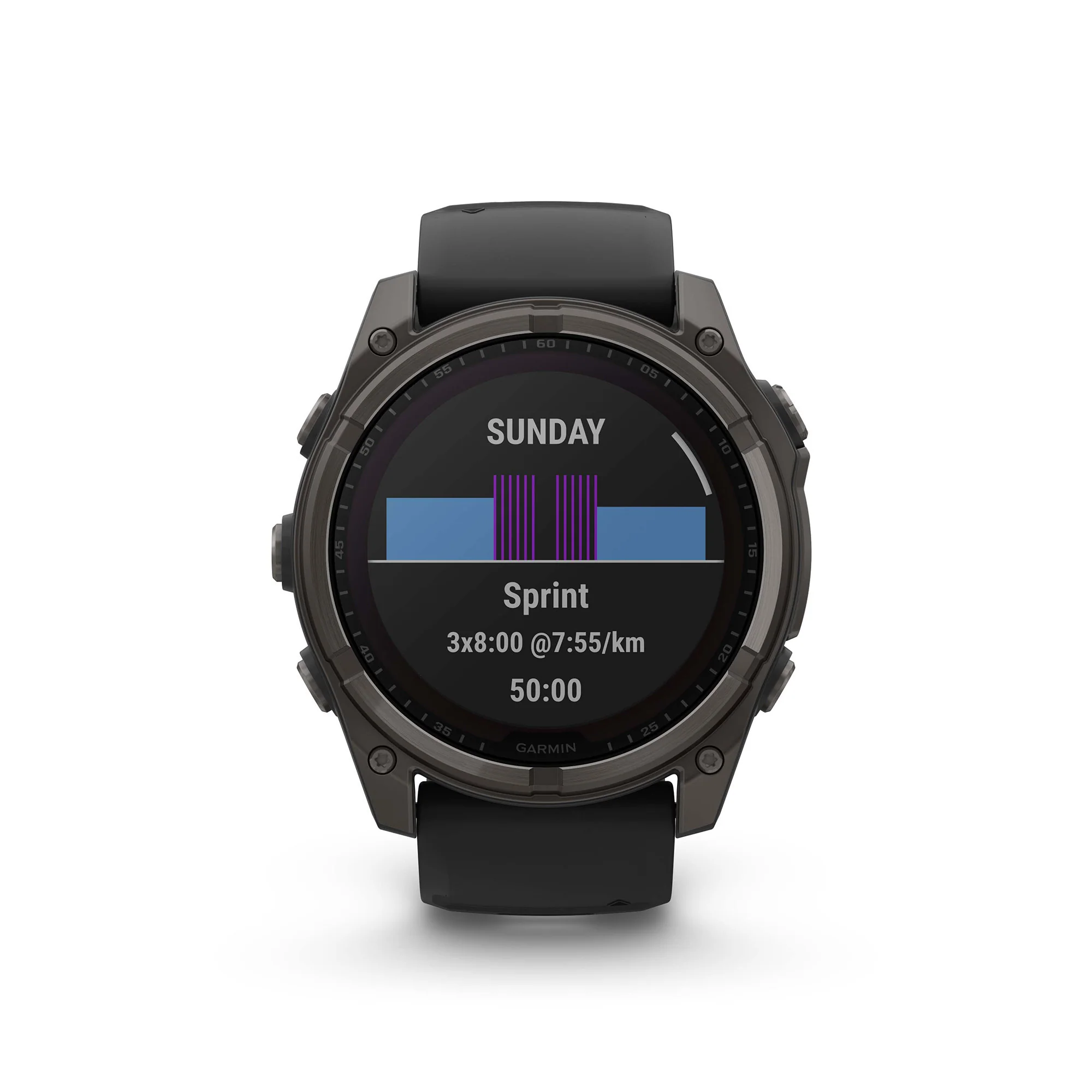 Garmin fēnix 8 Sapphire Solar GPS Smartwatch (51mm, Black/Pebble Gray) (Used) - Image 2