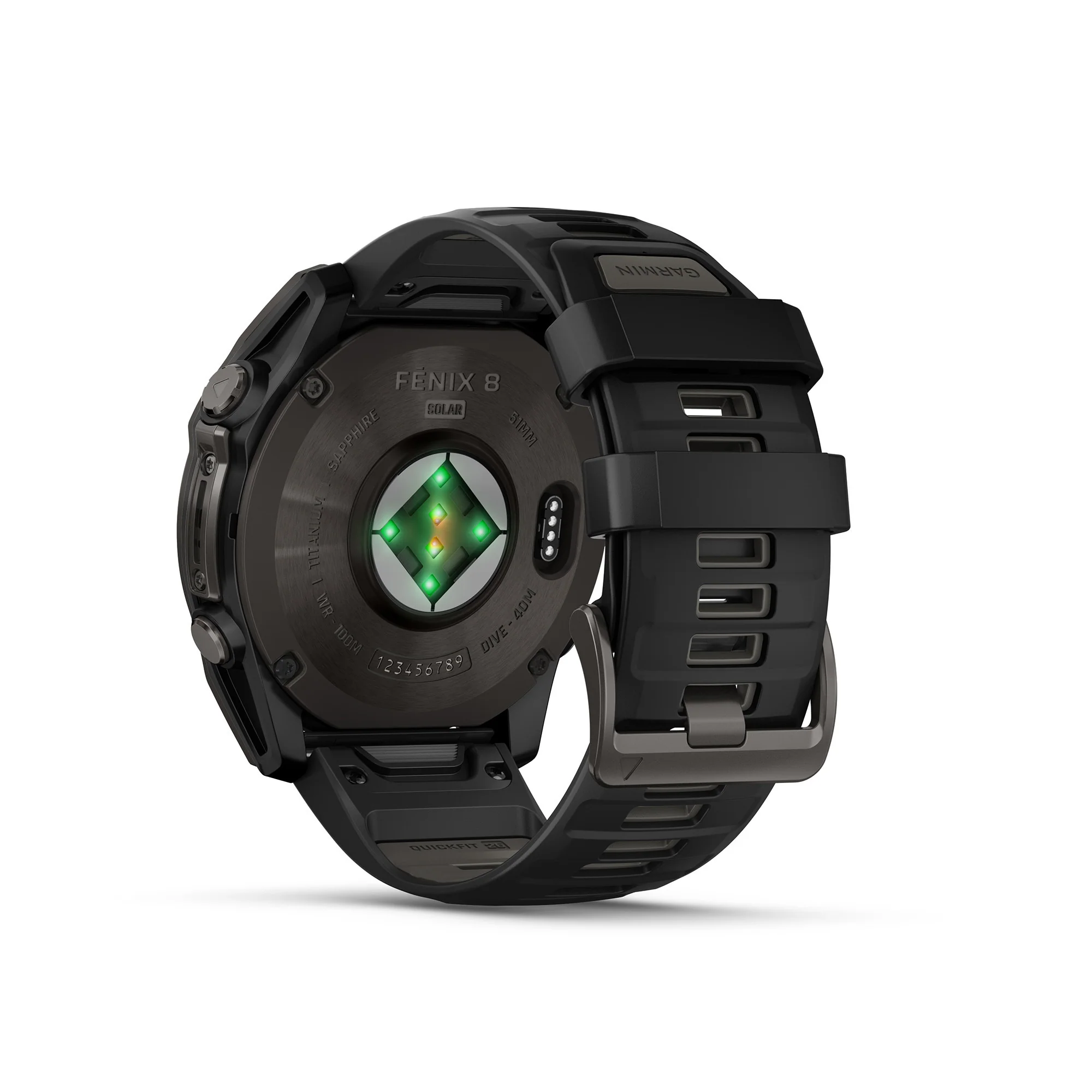 Garmin fēnix 8 Sapphire Solar GPS Smartwatch (51mm, Black/Pebble Gray) (Used) - Image 8