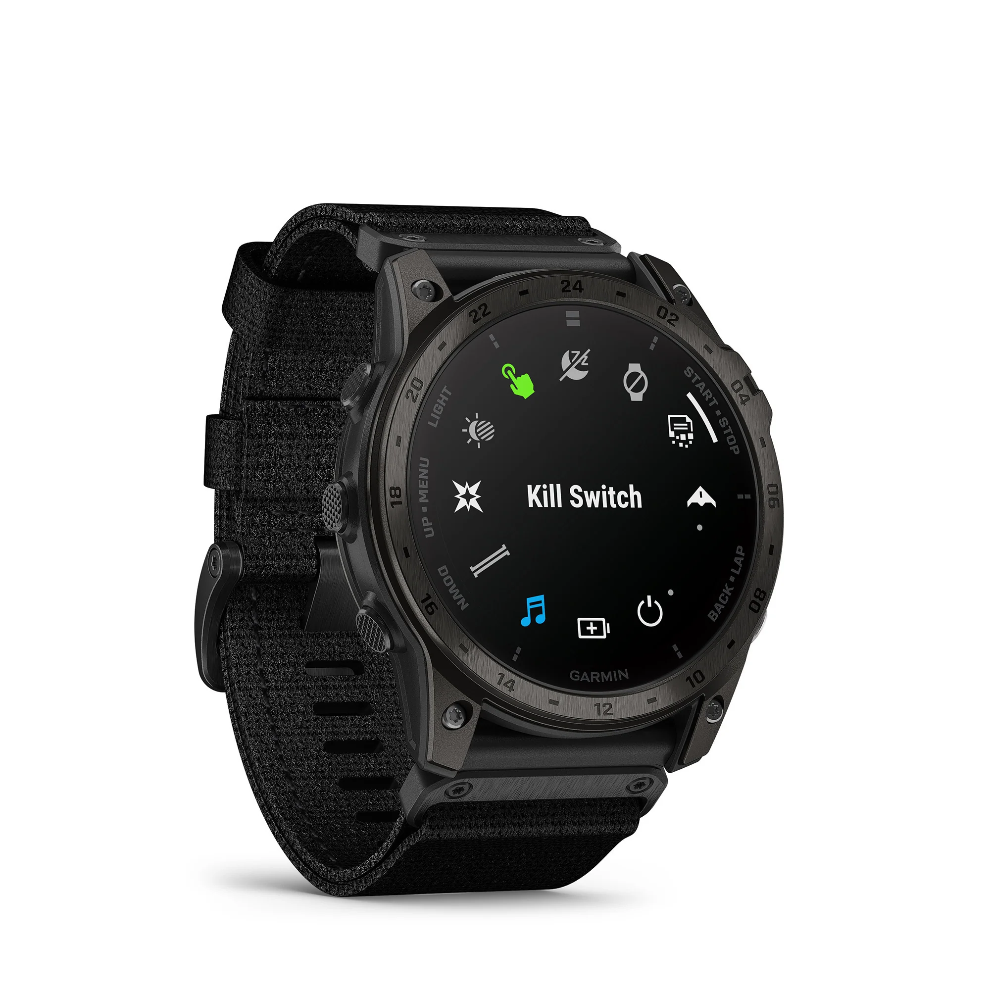 Garmin Tactix 7 AMOLED Edition Smartwatch (Black) with Portable Charger Stand and Port Plugs - Image 6