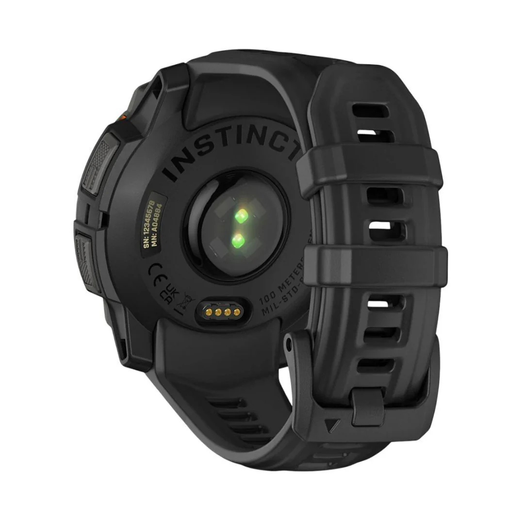 Garmin Instinct 3 50mm Solar GPS Smartwatch with Built-In Flashlight (Black with Charcoal Band) - Image 5