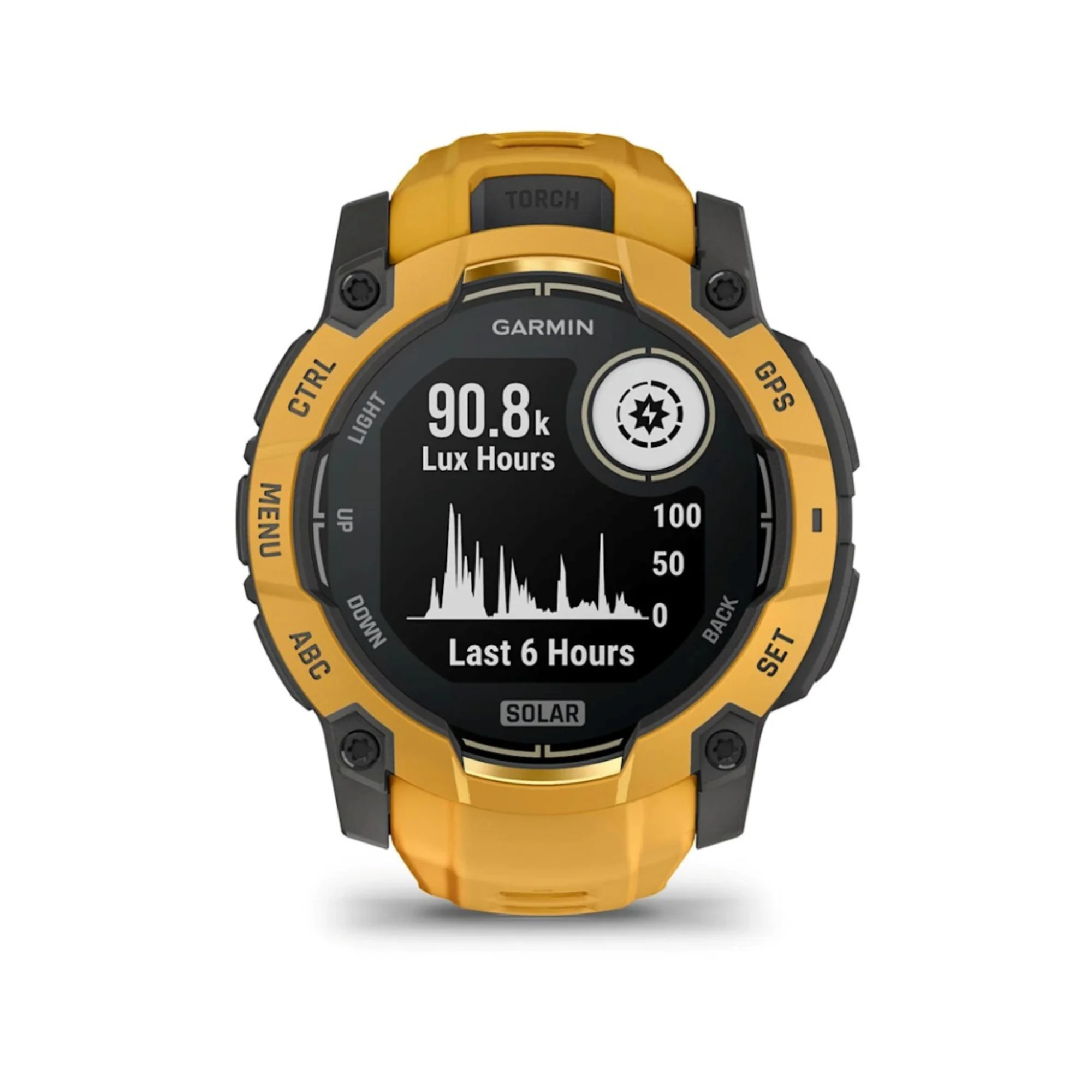 Garmin Instinct 3 50mm Solar GPS Smartwatch (Sunburst, Limited Edition) - Image 2