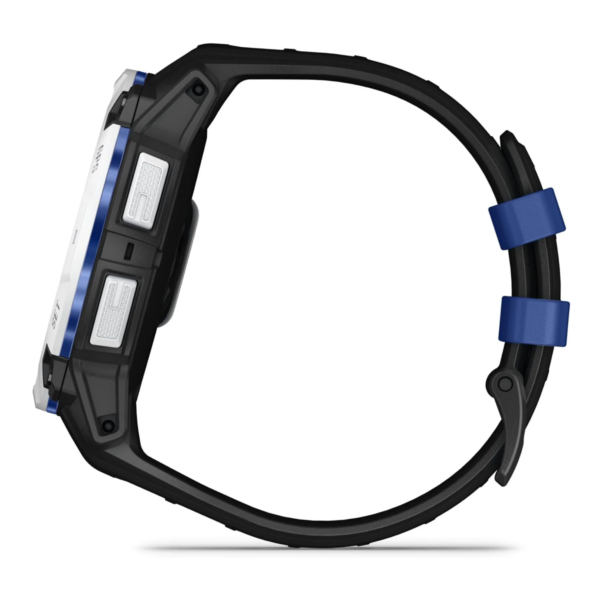 Garmin Instinct 3 50mm GPS Smartwatch (Whitestone/Black with Bolt Blue) - Image 6