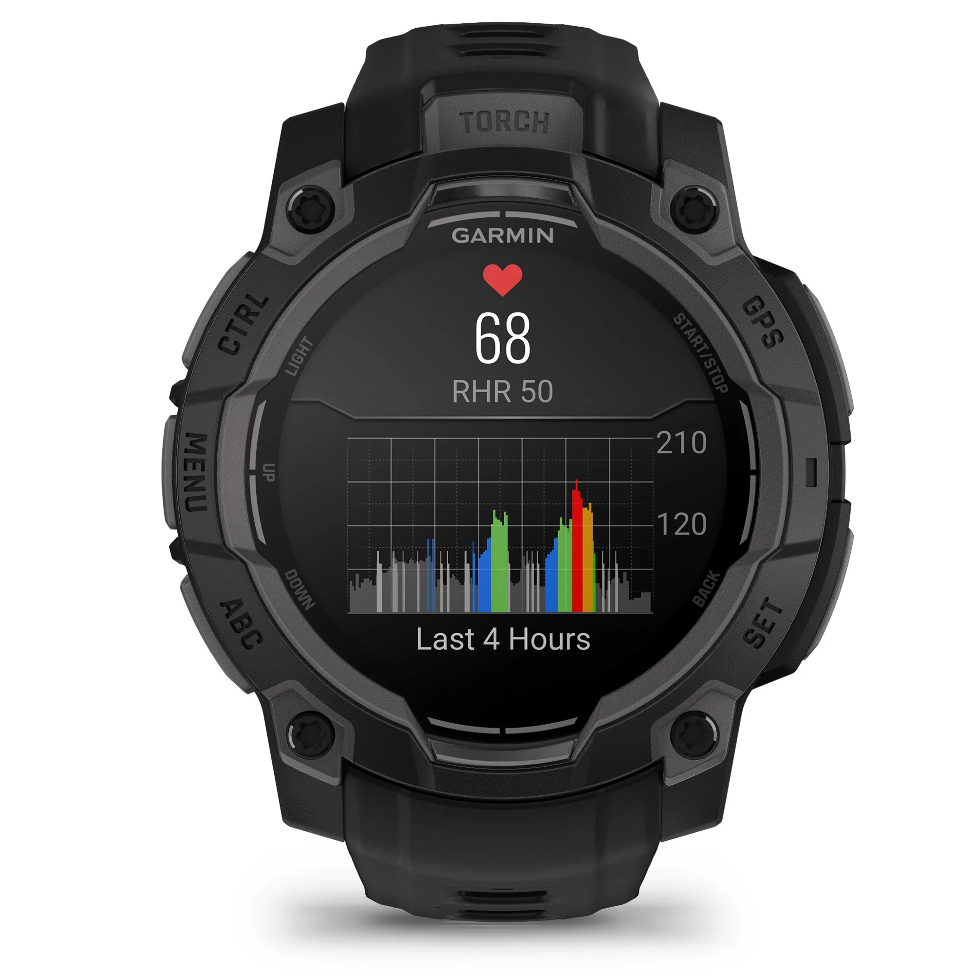 Garmin Instinct 3 - 45mm AMOLED GPS Smartwatch (Black) - Image 6