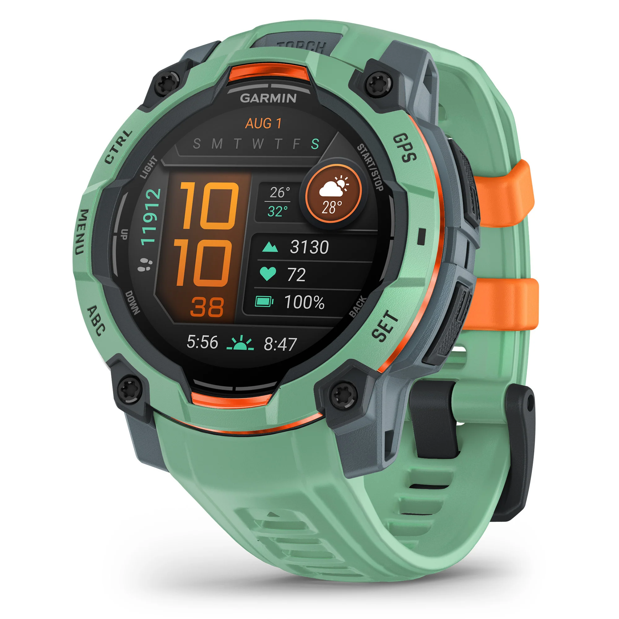 Garmin Instinct 3 45mm AMOLED GPS Smartwatch (Neo Tropic)