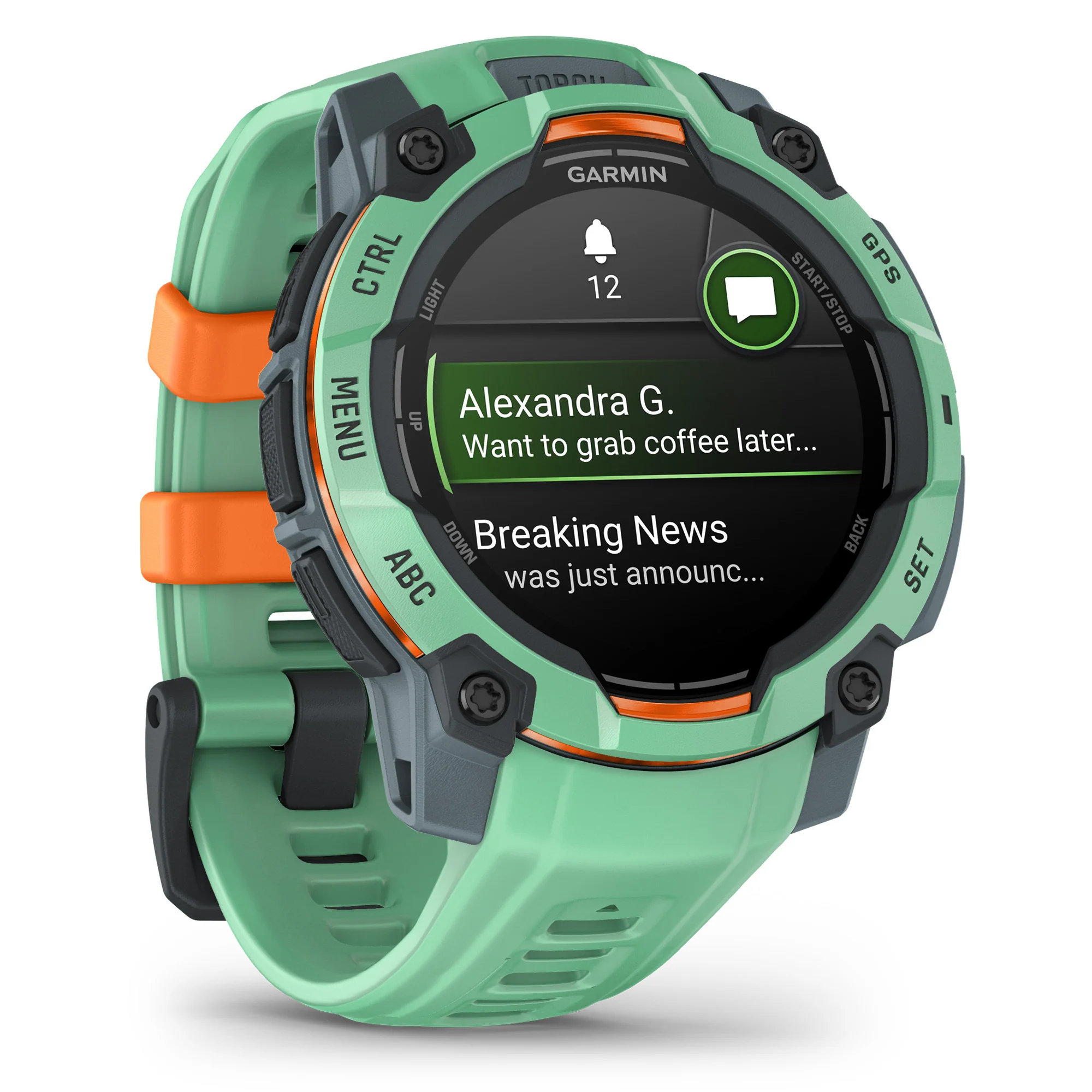 Garmin Instinct 3 45mm AMOLED GPS Smartwatch (Neo Tropic) - Image 3