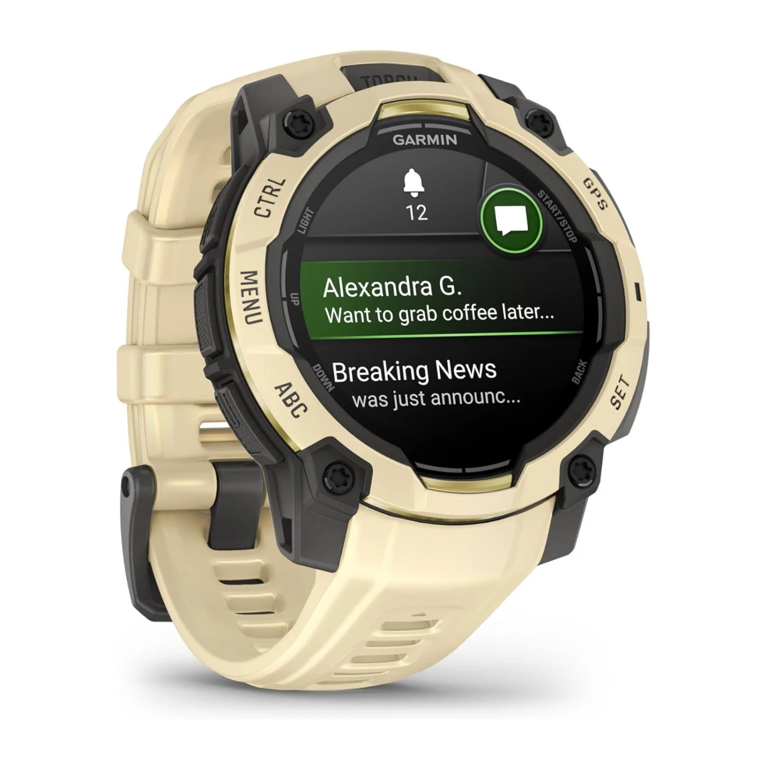 Garmin Instinct 3 45mm AMOLED GPS Smartwatch (Citrine, Limited Edition) - Image 3