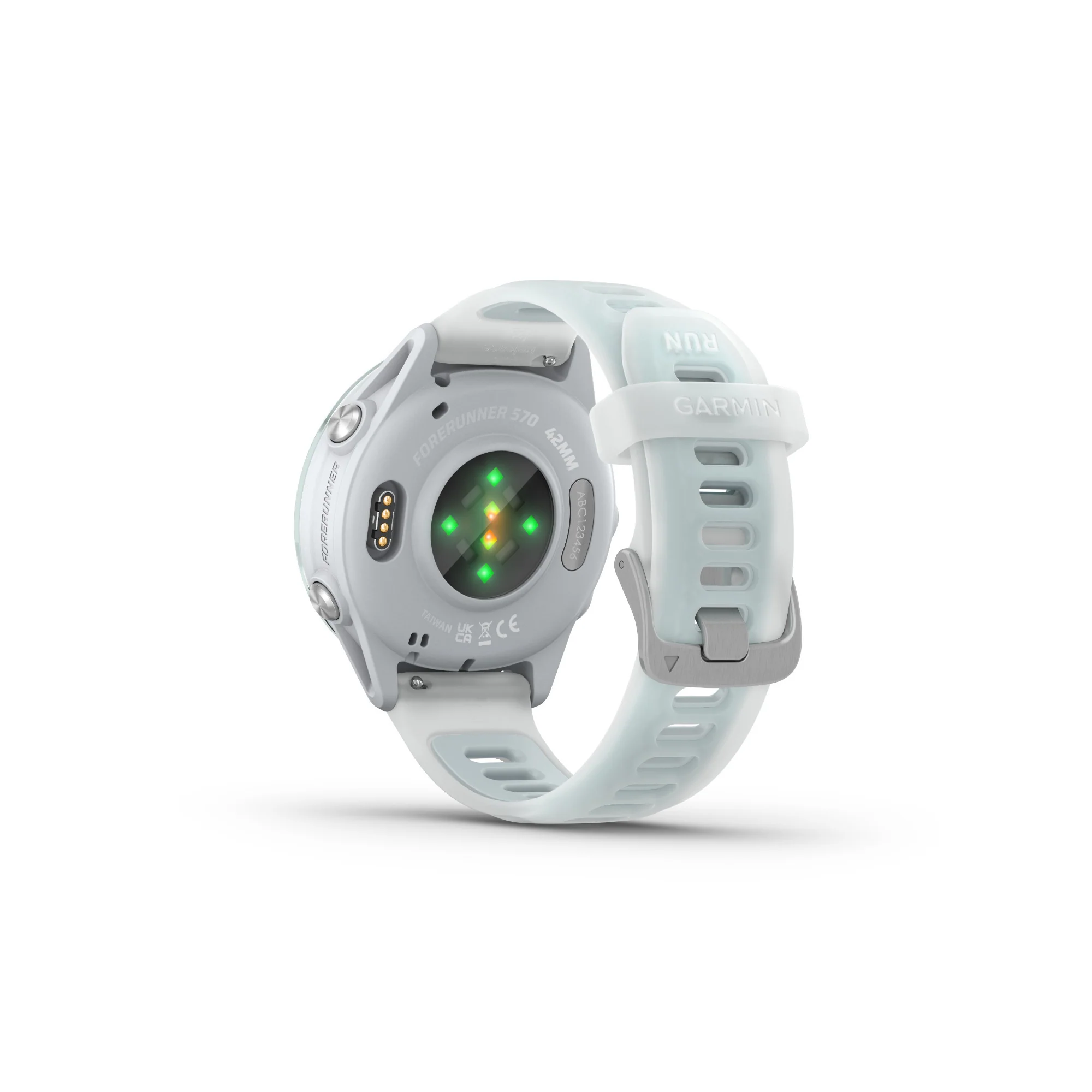 Garmin Forerunner 570 - 42mm Cloud Blue with Whitestone/Cloud Blue Band - Image 3
