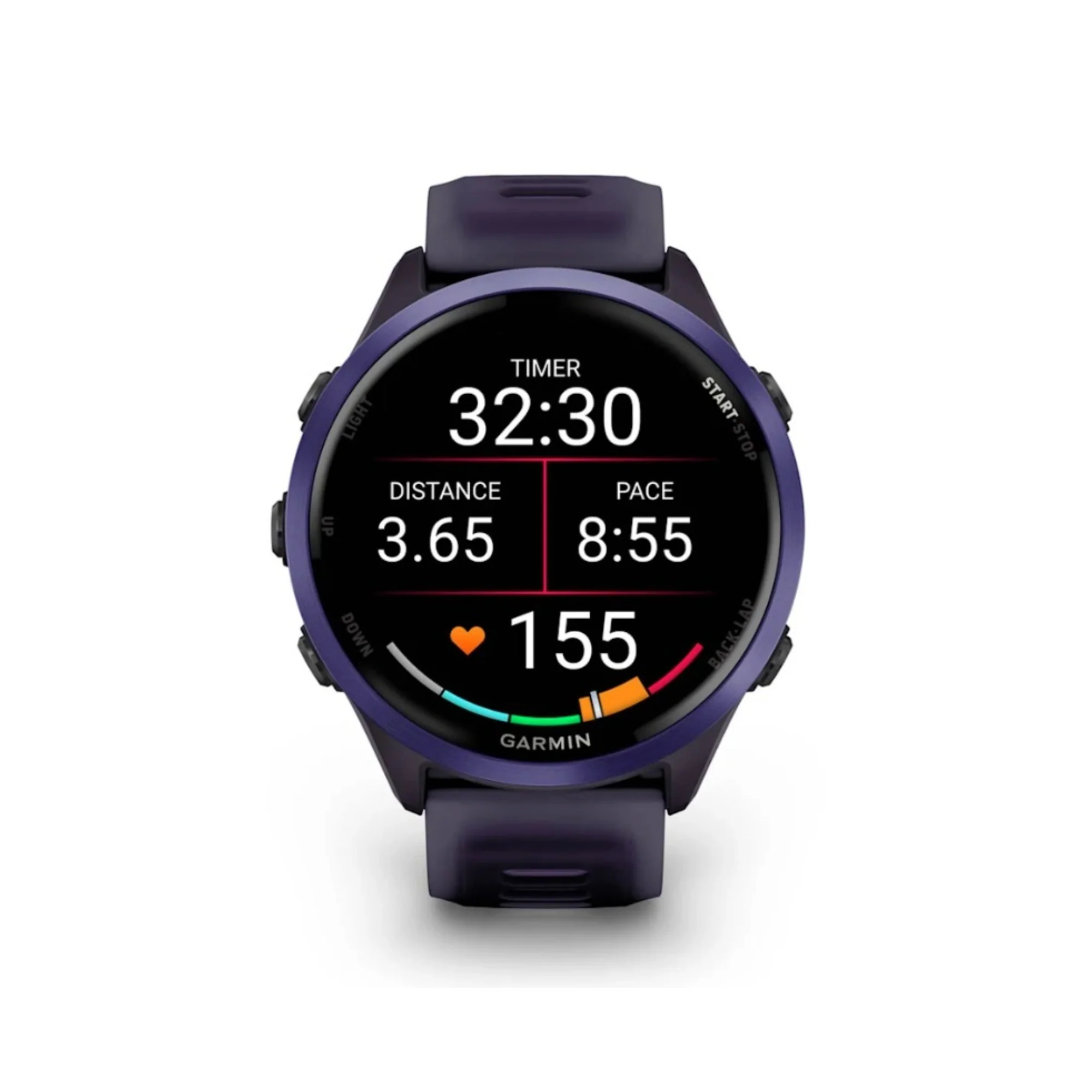 Garmin Forerunner 570 - 47mm Indigo Aluminum with Imperial Purple/Indigo Band - Image 6