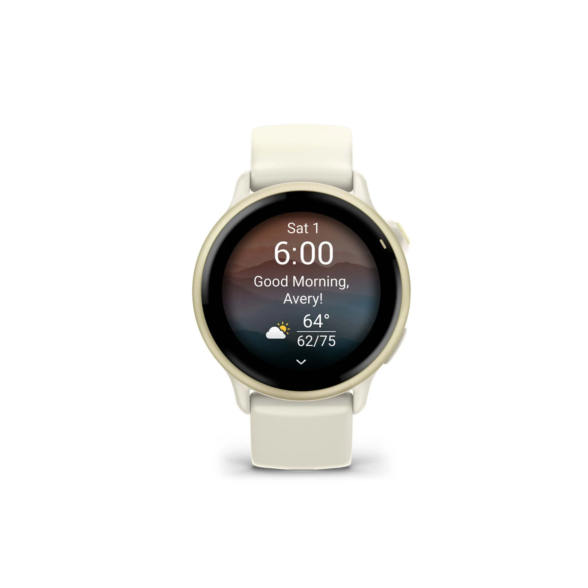Garmin vivoactive 6 (Lunar Gold with Bone Band) Bundle with Portable Charger Stand and Car Charger - Image 5