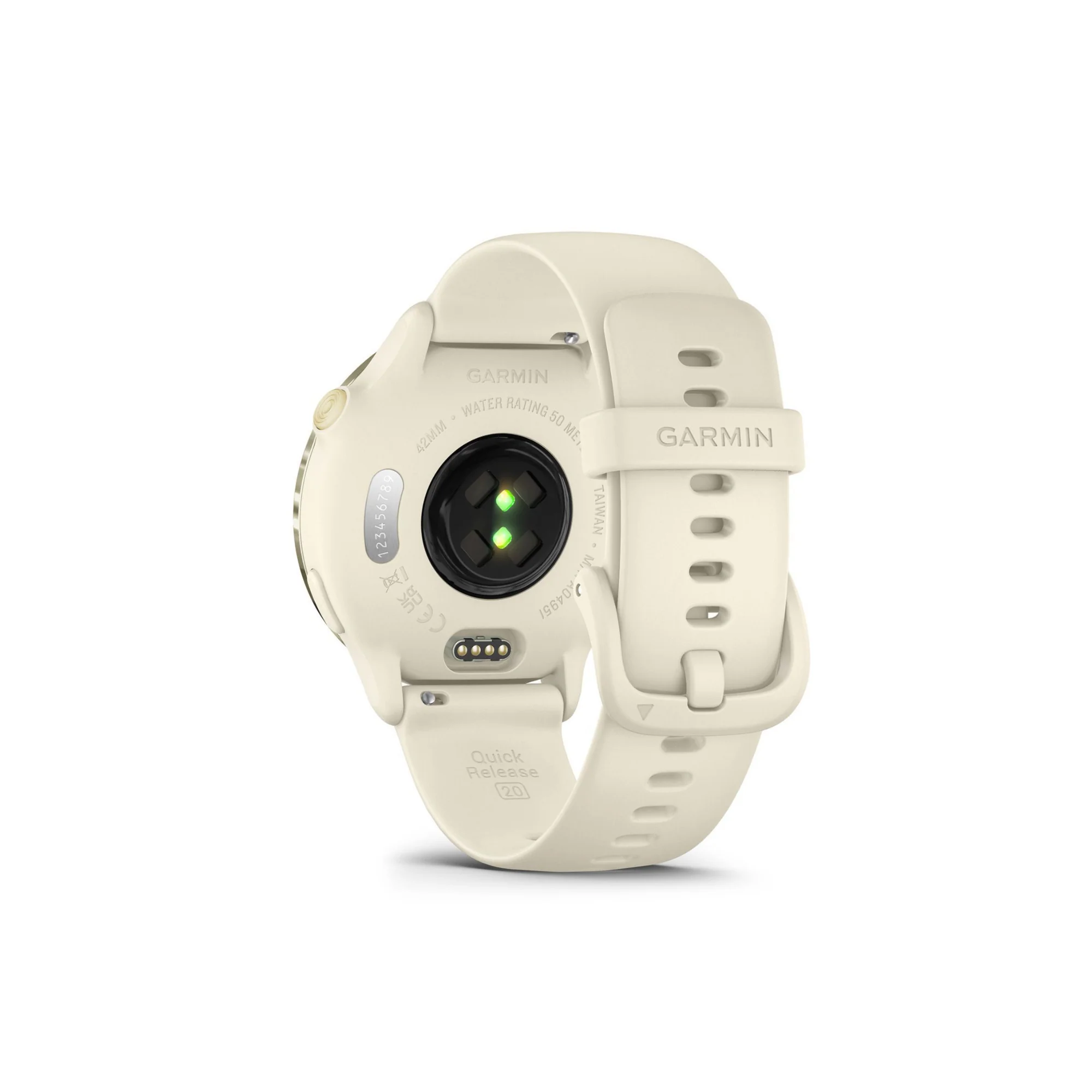 Garmin vivoactive 6 (Lunar Gold with Bone Band) Bundle with Portable Charger Stand and Car Charger - Image 7