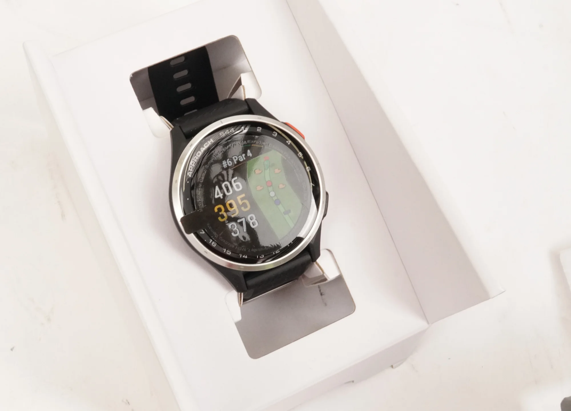 Garmin Approach S44 GPS Golf Smartwatch (Silver/Black) (Used) - Image 3