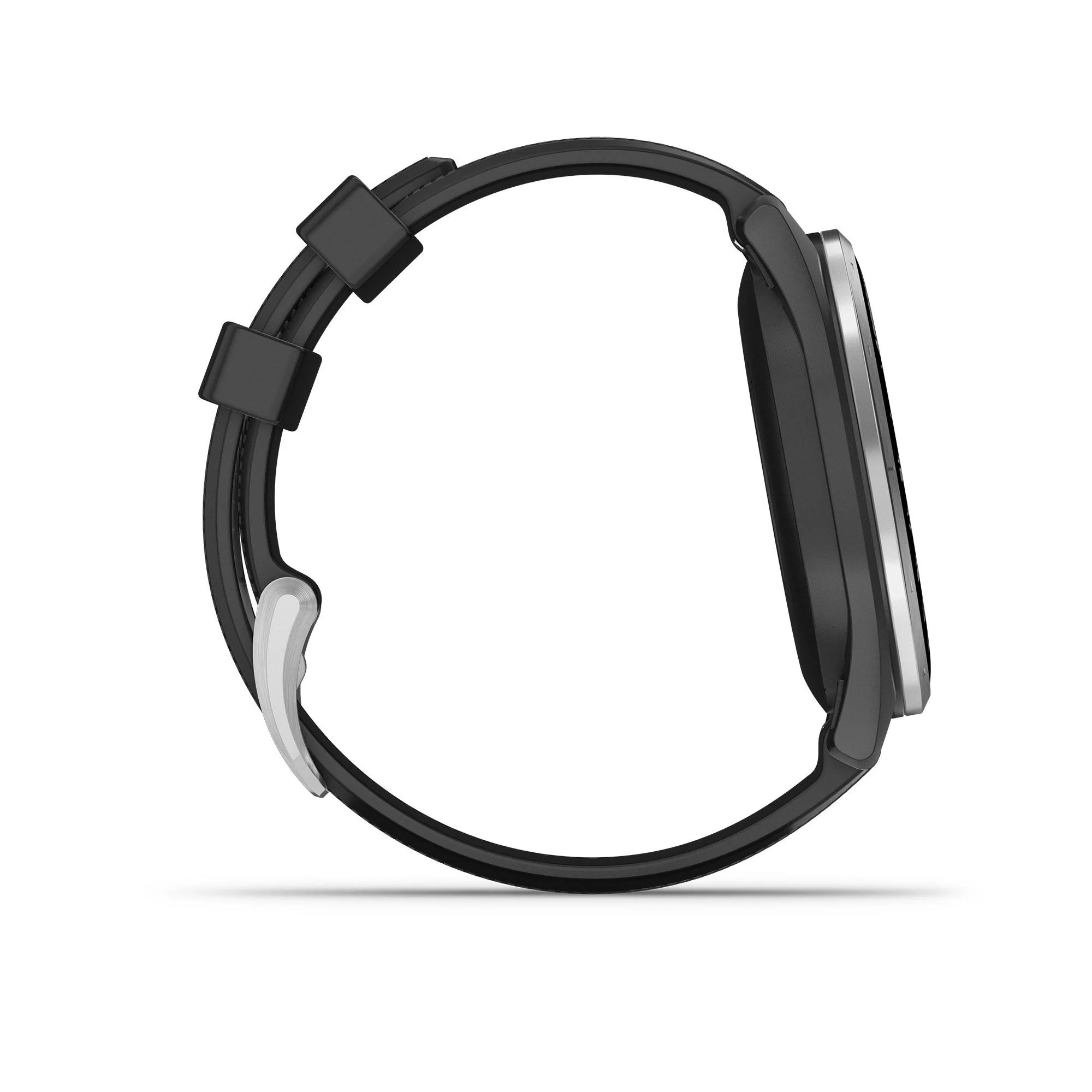 Garmin Approach S44 GPS AMOLED Golf Smartwatch (Silver Aluminum Bezel, Black Silicone Band) - Image 7